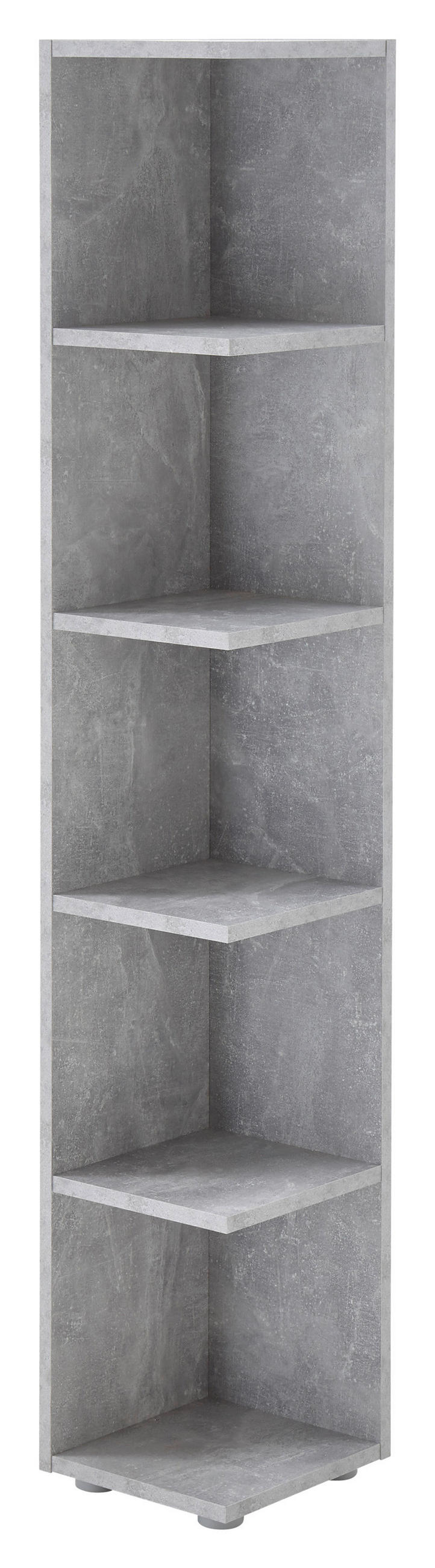 ECKREGAL - Grau, Basics, Holzwerkstoff/Kunststoff (24/142/26cm) - MID.YOU