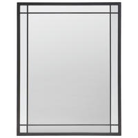 OGLINDĂ DE PERETE 70/90/2,5 cm    - negru, Design, sticlă/metal (70/90/2,5cm) - MID.YOU