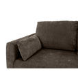 SCHLAFSOFA Chenille Dunkelbraun  - Dunkelbraun/Schwarz, KONVENTIONELL, Kunststoff/Textil (161/90/108cm) - Carryhome