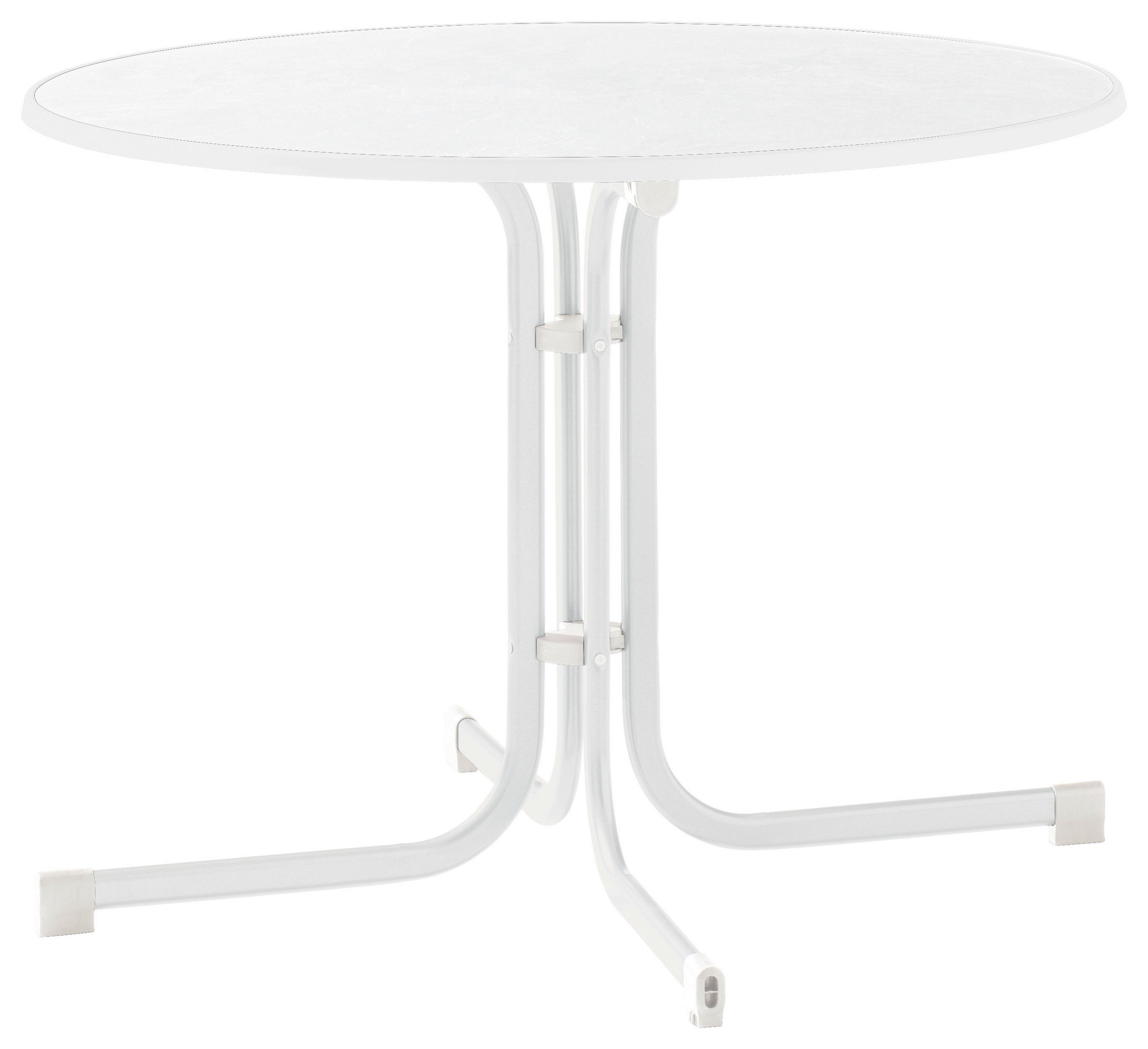 Gartentisch Klappbar Stahl D: 100cm