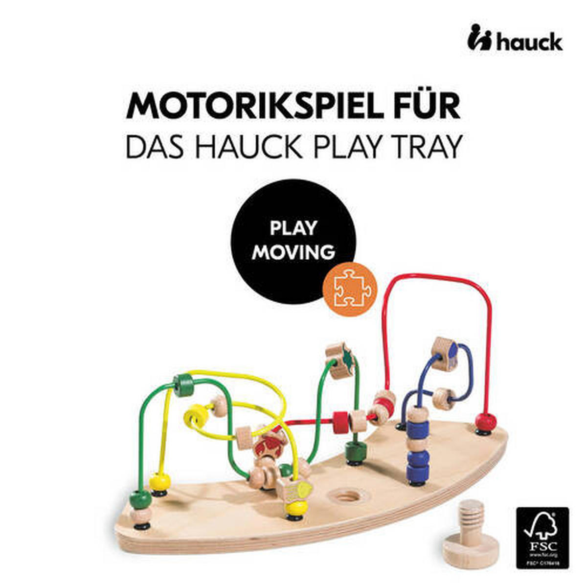 MOTORIČNA IGRA - barve bukve, Basics, les (37/15/15cm) - Hauck