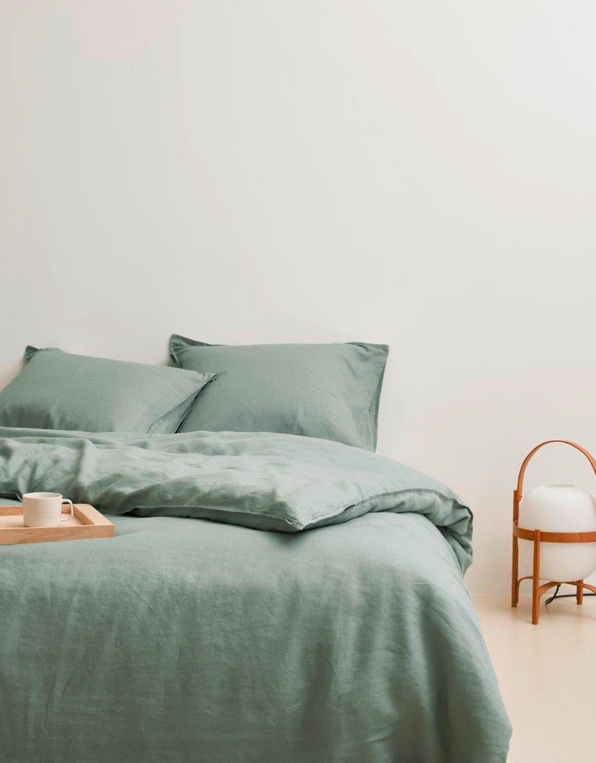 BETTWÄSCHE VALKA Flachgewebe 135/200 cm  - Grün, Basics, Textil (135/200cm) - Marc O'Polo