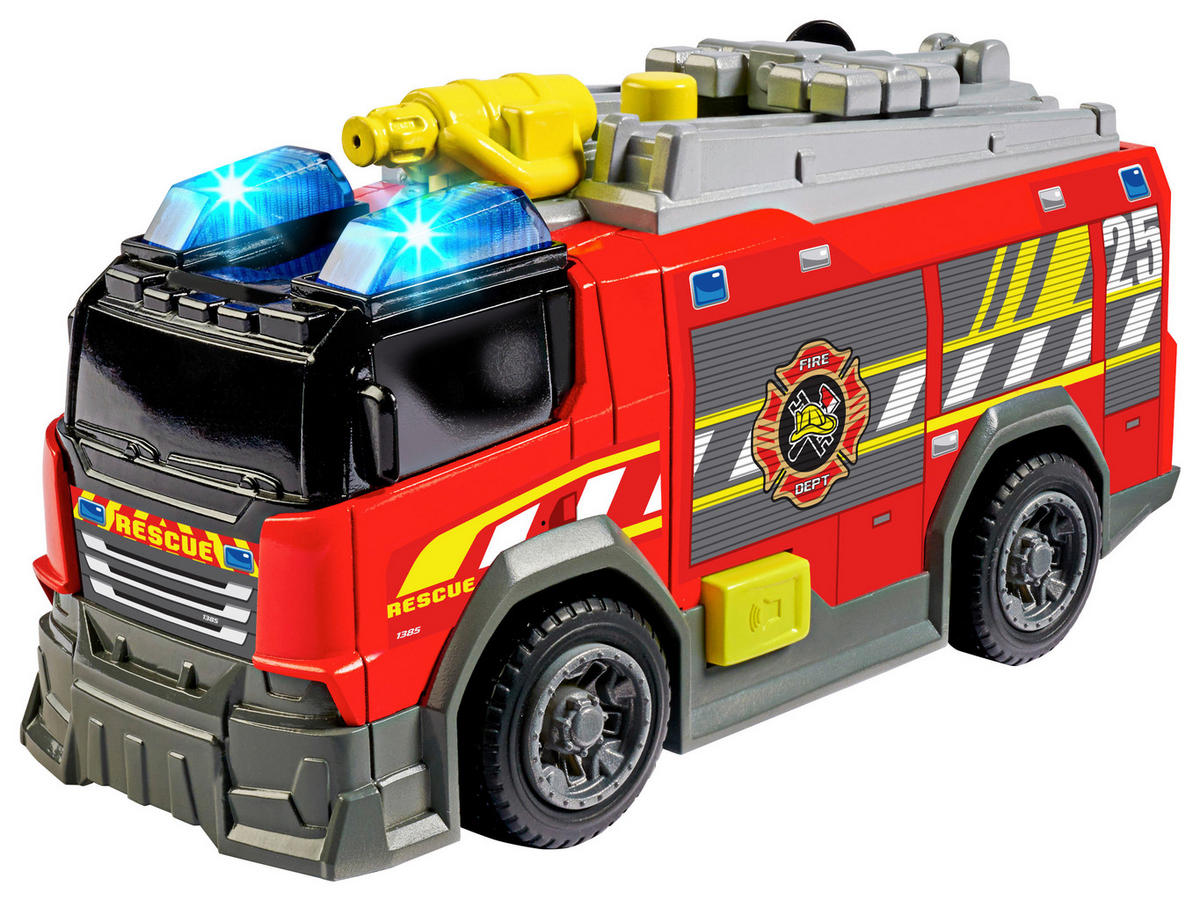 FEUERWEHRAUTO - Rot/Multicolor, Basics, Kunststoff (8,5/19/12,5cm) - Simba