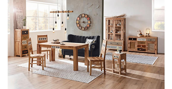 2-SITZER-SOFA  in Chenille Schwarz  - Schwarz, Design, Holz/Textil (168/96/75cm) - Ambia Home