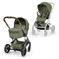 KOMBINIRANA DJEČJA KOLICA  Balios S Lux TPE inkl. Fold-Carrycot  - Khaki/taupe, Basics, tekstil/metal (87/60/108cm) - cybex GOLD