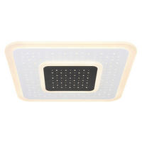 LED-DECKENLEUCHTE 47 W    46/46/5,5 cm  - Weiss/Opal, Design, Kunststoff/Metall (46/46/5,5cm) - Globo