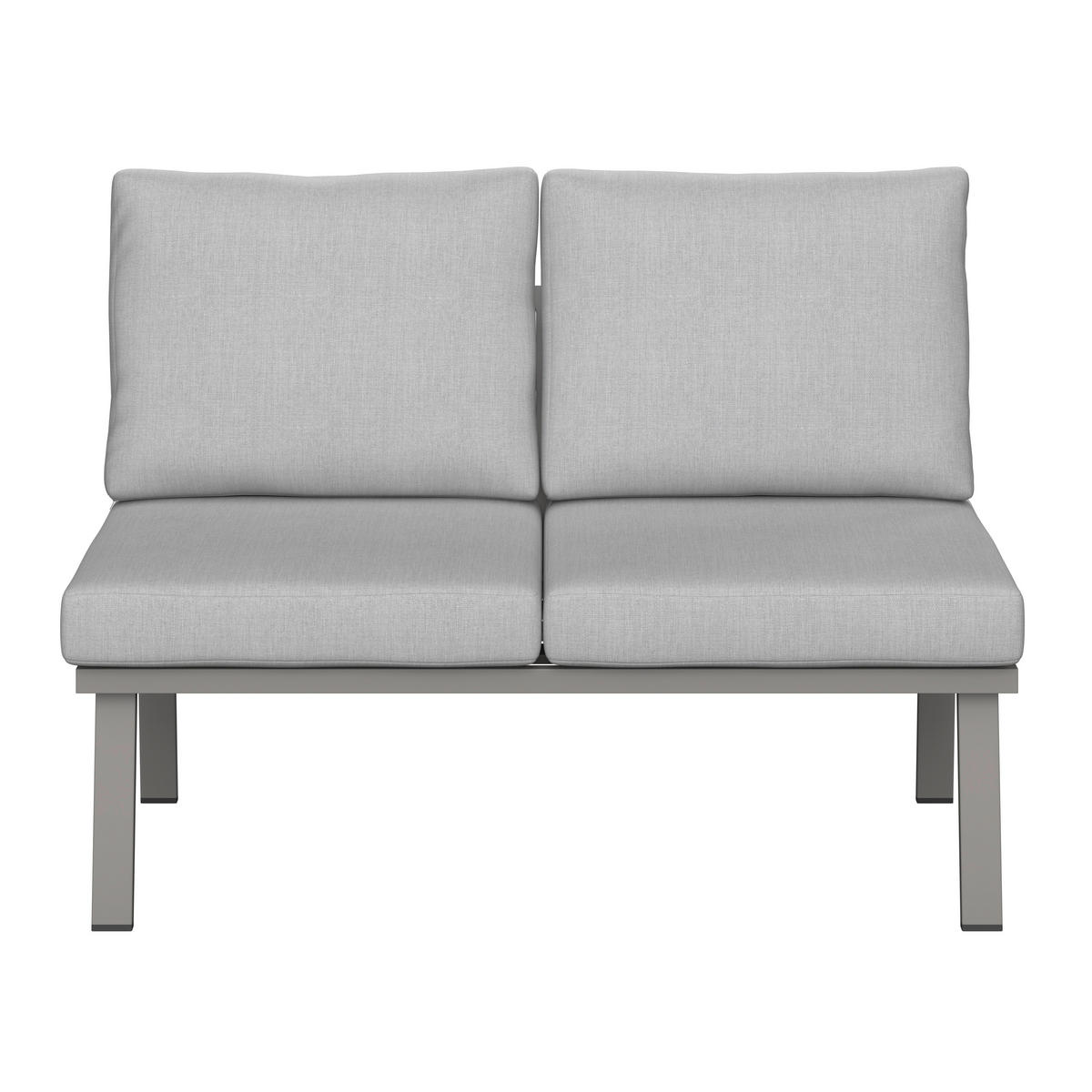 DINING-LOUNGESET  - Taupe, MODERN, Textil/Metall (179/76/75cm) - Ambia Garden