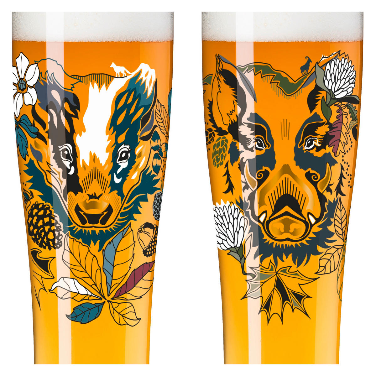 GLÄSERSET Brauchzeit 2-teilig  - Multicolor, Trend, Glas (16,2/26,6/8,1cm) - Ritzenhoff