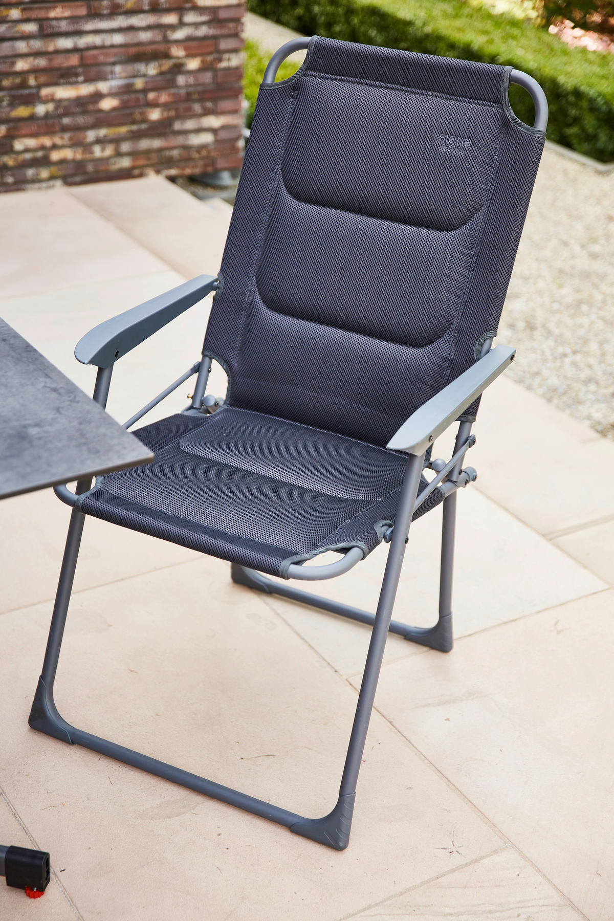 GARTENSET  - Anthrazit/Schwarz, KONVENTIONELL, Kunststoff/Textil - Siena Garden