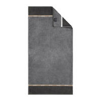 HANDTUCH 50/100 cm LINES LOGOGRAM Grau  - Grau, Basics, Textil (50/100cm) - Joop!