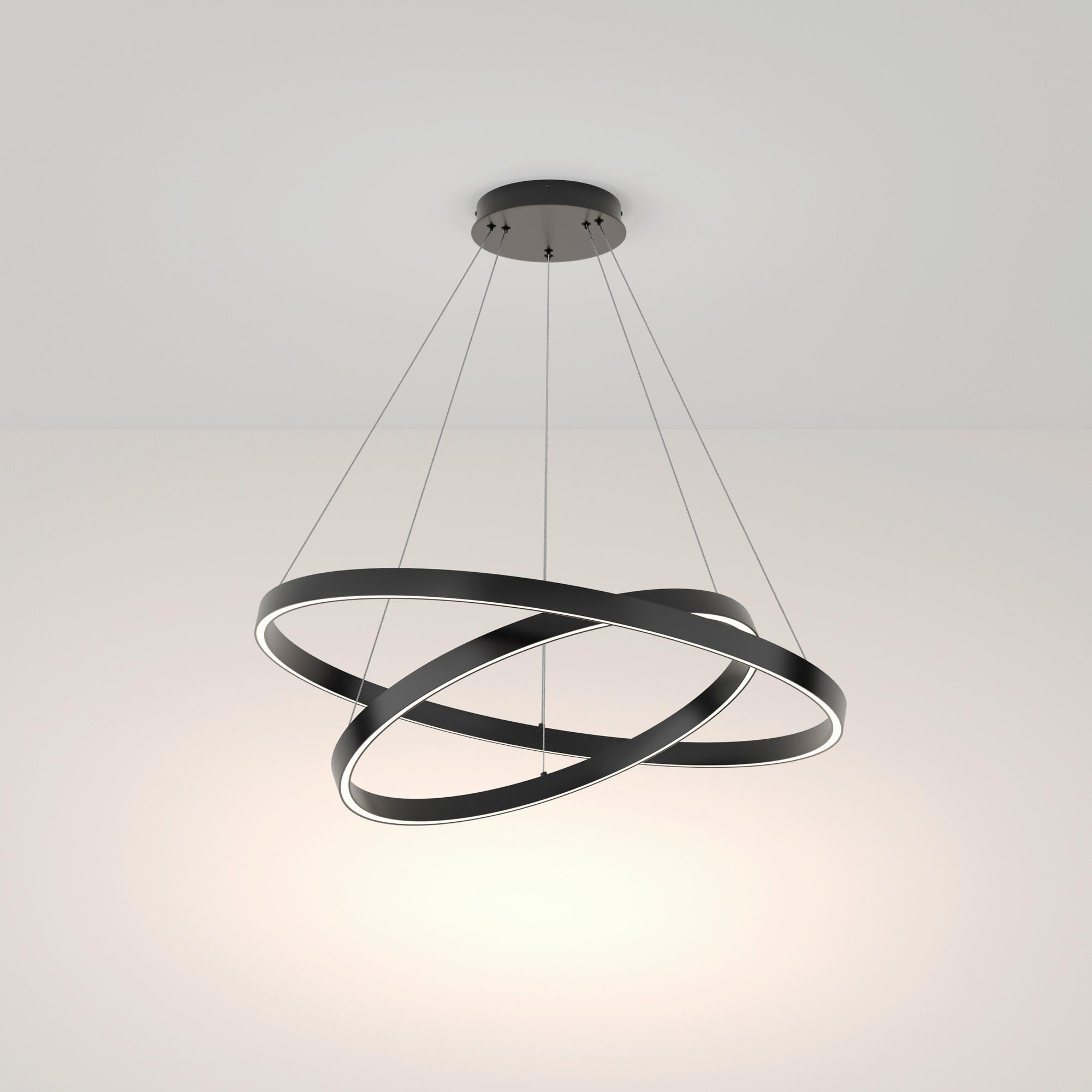 PENDELLEUCHTE Modern 80/120 cm   - Schwarz, Trend, Metall (80/120cm) - MAYTONI