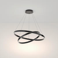 PENDELLEUCHTE Modern 80/120 cm   - Schwarz, Trend, Metall (80/120cm) - MAYTONI