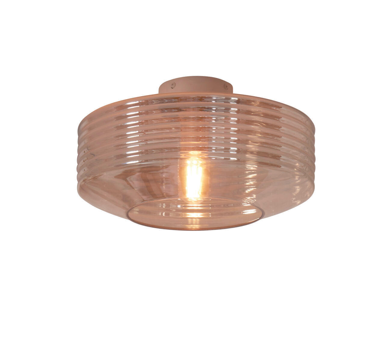 TAKLAMPA 35/20 cm - bärnstensfärgad, Trend, glas (35/20cm) - It's about Romi