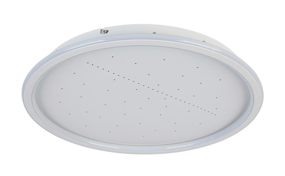LED-DECKENLEUCHTE Kettering 45/5,5 cm   - Weiß, Trend, Kunststoff/Metall (45/5,5cm) - Novel