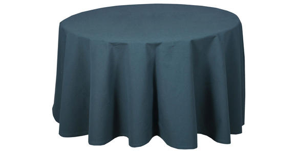 TISCHDECKE Textil Grün 160 cm  - Grün, Basics, Textil (160cm) - Novel