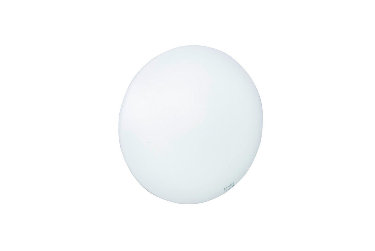LED PLAFONJERA - bela, Osnovno, metal/plastika (25,8/9/25,8cm)