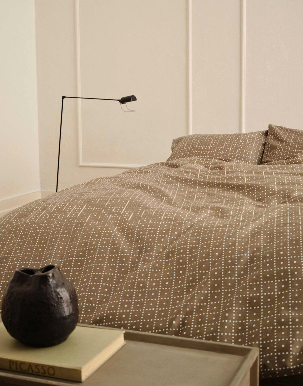 BETTWÄSCHE 2-teilig Suni Satin 135/200 cm  - Braun, KONVENTIONELL, Textil (135/200cm) - Marc O'Polo