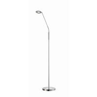 LED-GOLVLAMPA Dent 23/150 cm    - kromfärg/nickelfärgad, Design, metall/glas (23/150cm) - Fischer & Honsel