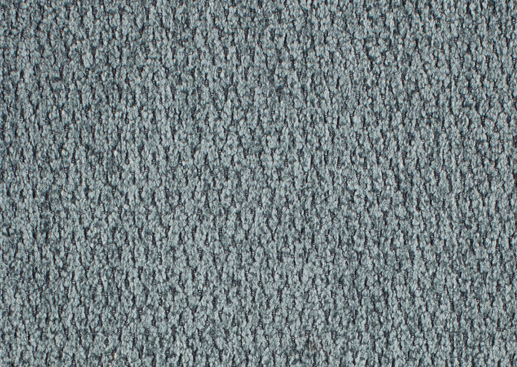 ECKSOFA in Chenille Blaugrau  - Blaugrau/Schwarz, Design, Textil/Metall (180/310cm) - Dieter Knoll