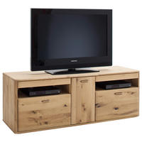 TV-ELEMENT  156/58/50 cm  - Eichefarben, Design, Holz/Metall (156/58/50cm) - Livetastic
