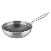 SAUTEUSE INOXXA BLACK  - Edelstahlfarben, Basics, Metall (24cm) - GSW