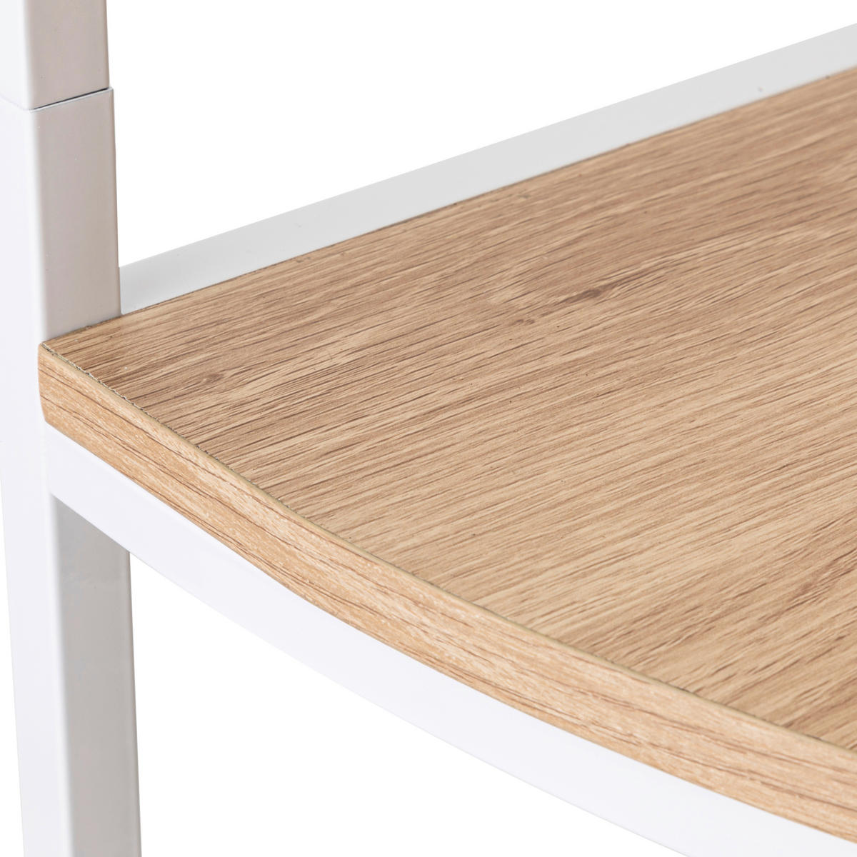 GARDEROBE  in 46/180/46 cm  - Eichefarben/Weiß, Design, Holzwerkstoff/Metall (46/180/46cm) - MID.YOU