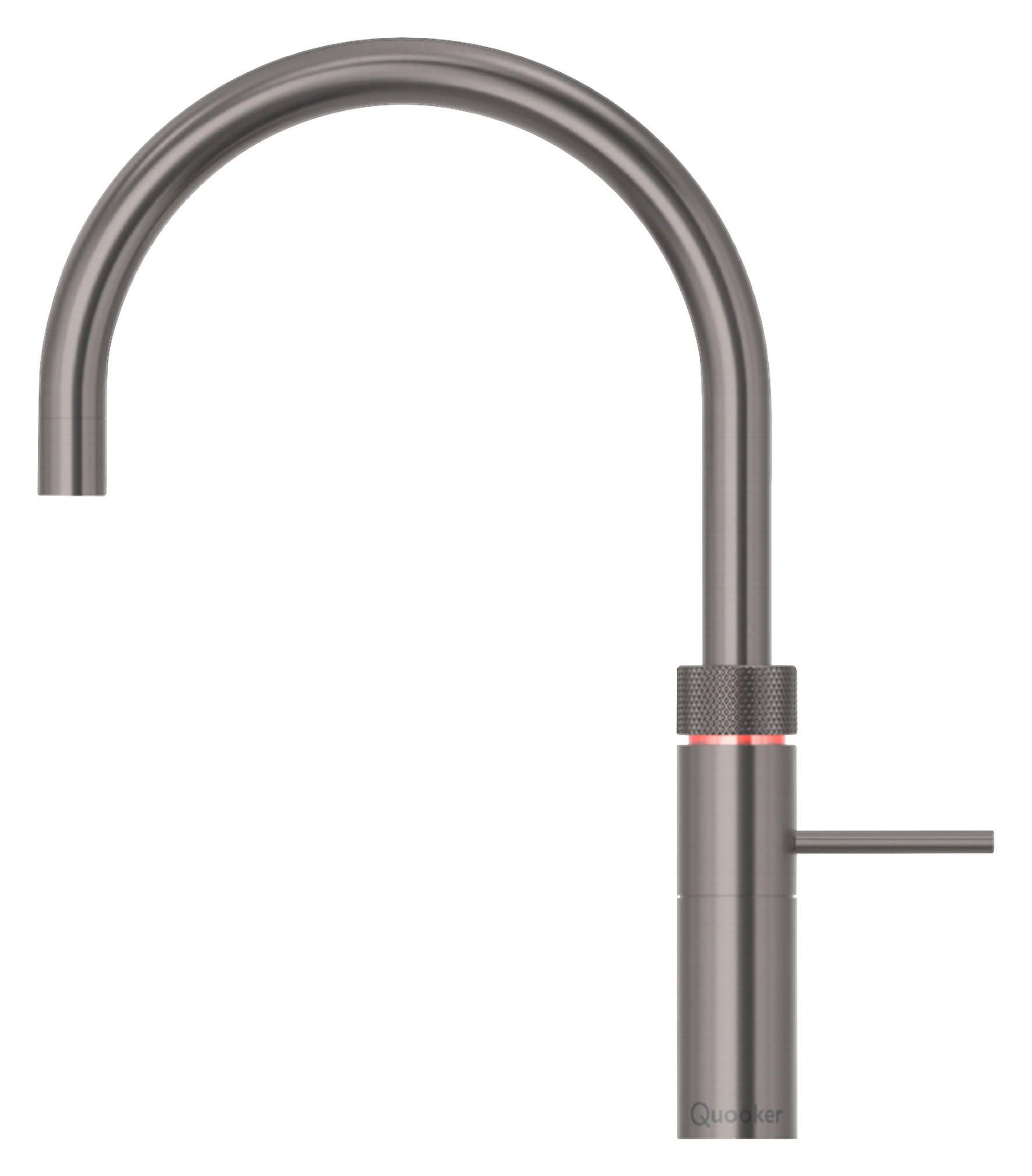 KÜCHENARMATUR Fusion Round  - Graphitfarben, Basics, Metall (4/36,6/25,1cm) - Quooker