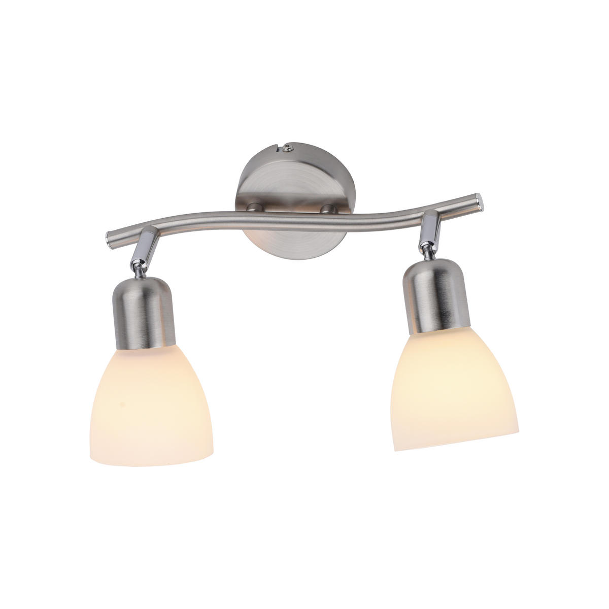 SVJETILJKA STROPNA  - boje oplemenjenog čelika, Basics, staklo/metal (44,8/23/21cm)