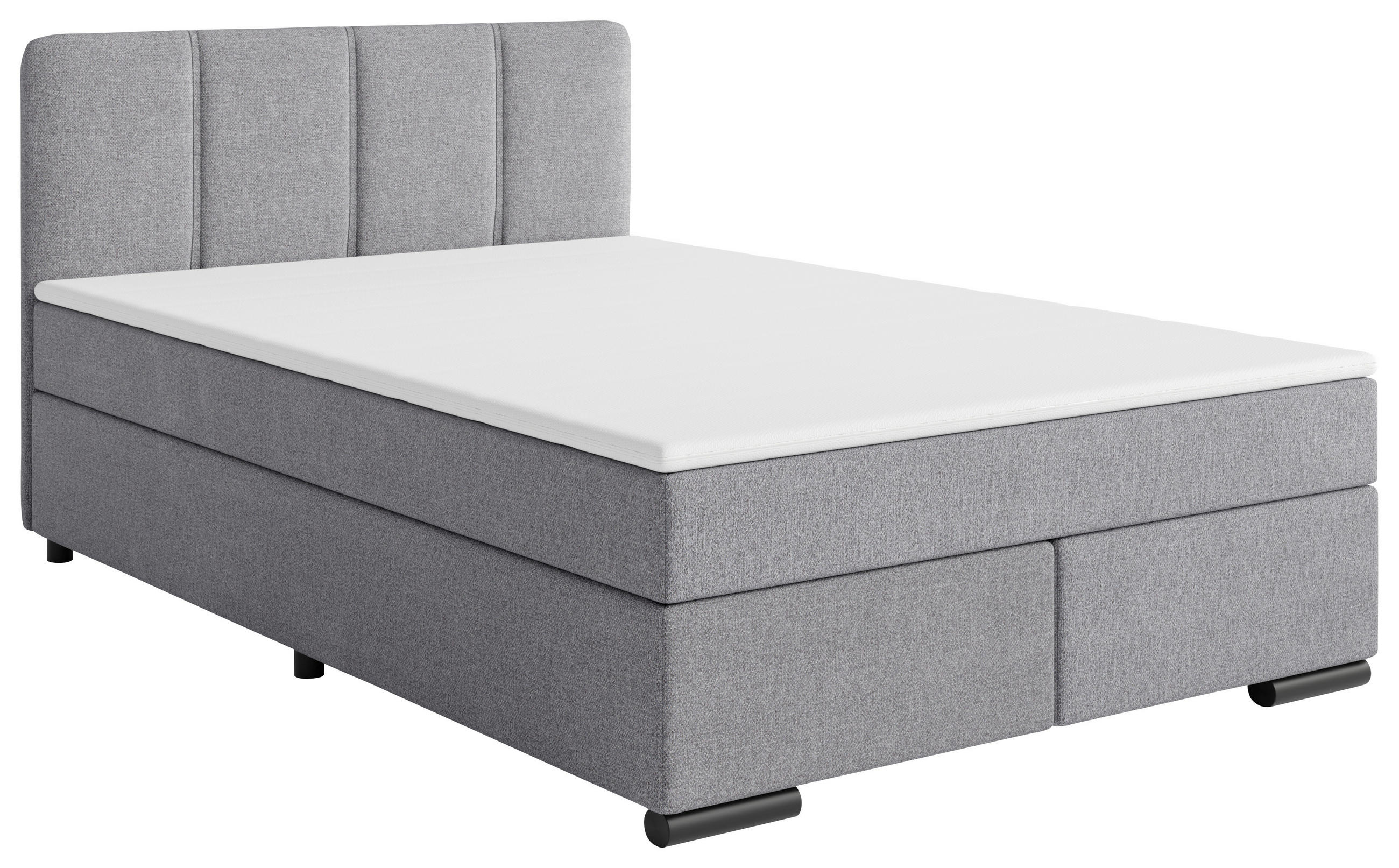 BOXSPRINGBETT 120/200 cm  in Hellgrau  - Anthrazit/Hellgrau, MODERN, Karton/Holz (120/200cm) - MID.YOU