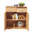 KOMMODE Kernbuche teilmassiv Buchefarben - Buchefarben/Alufarben, Design, Holz/Holzwerkstoff (83,5/88/38cm) - Carryhome
