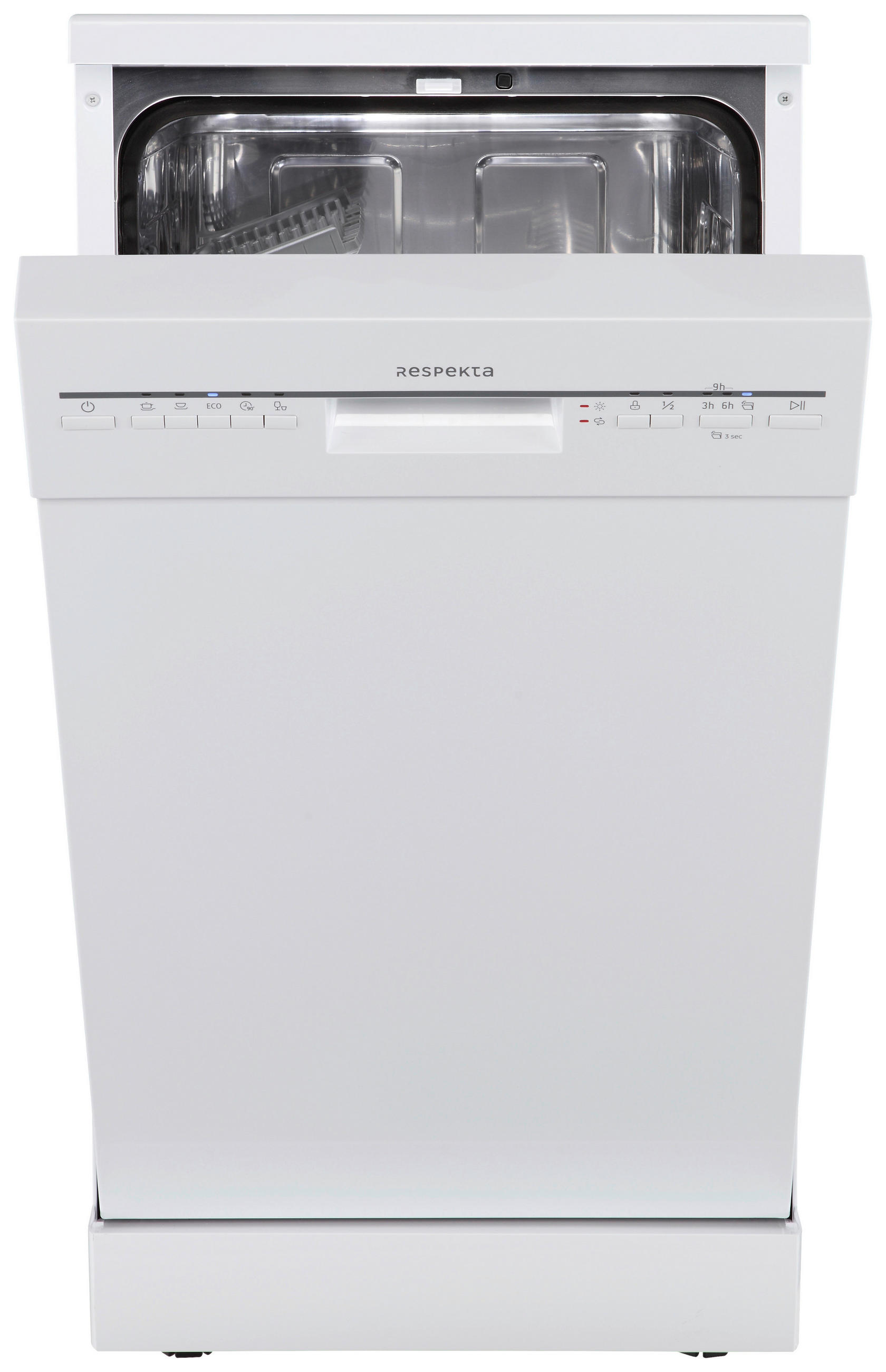 GESCHIRRSPÜLER GSPS45W-12  - Weiß, Basics, Kunststoff/Metall (44,8/84,5/60cm) - Respekta