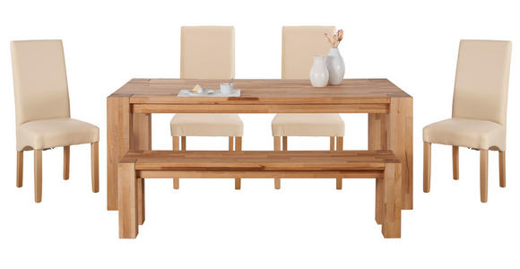 ESSTISCH Kernbuche rechteckig   - Kernbuche, Natur, Holz (200/100/75cm) - Carryhome