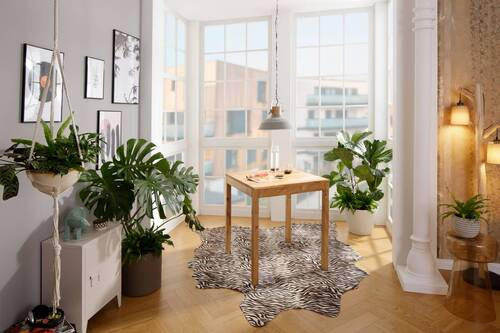 ESSTISCH in Holz 70/70/75 cm  - Braun, Natur, Holz (70/70/75cm) - Livetastic
