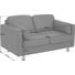 SOFA in Leder Braun - Chromfarben/Braun, Design, Leder (91/155cm) - Stressless SOFA in Leder Braun - Chromfarben/Braun, Design, Leder (91/155cm) - Stressless