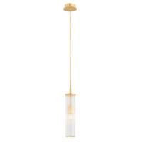 HÄNGELEUCHTE HAMPTON 10/10/157.5 cm  - Transparent/Messingfarben, KONVENTIONELL, Glas/Metall (10/10/157.5cm)