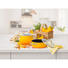 FLEISCHTOPF Edelstahl 3,7 L - Gelb, Basics, Glas/Metall (20cm) - Silit