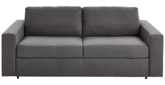 SCHLAFSOFA in Webstoff Graphitfarben  - Schwarz/Graphitfarben, KONVENTIONELL, Kunststoff/Textil (198/84/98cm) - Novel