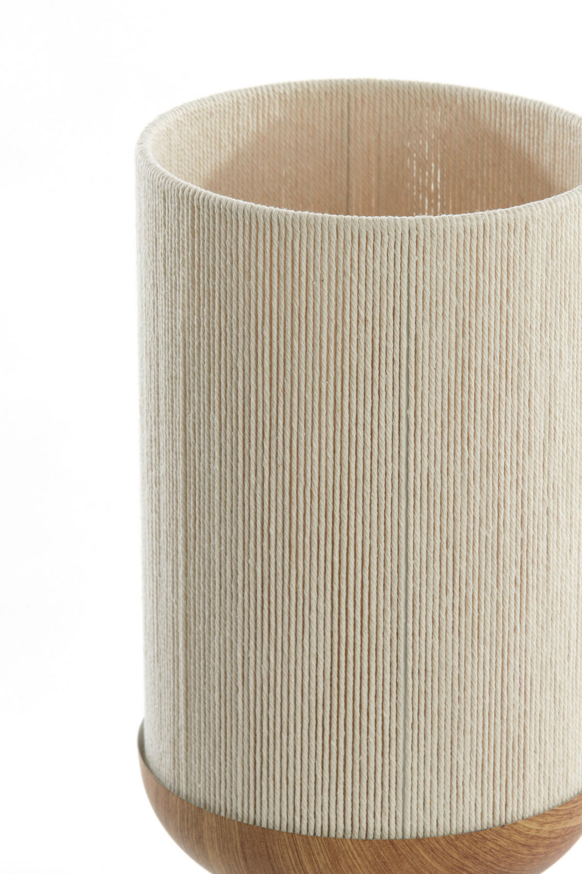 TISCHLEUCHTE Dania 22,5/50/22,5 cm  - Braun, Design, Kunststoff/Textil (22,5/50/22,5cm) - Light & Living