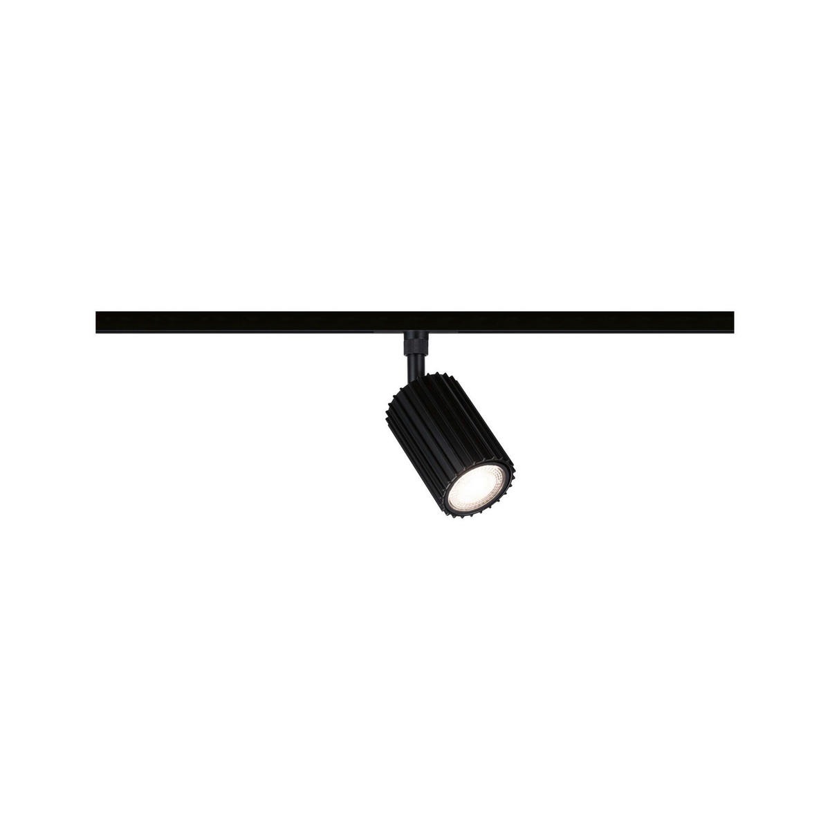 SCHIENENSYSTEM-STRAHLER URail 6,0/17,0 cm  - Schwarz, Design, Metall (6,0/17,0cm) - Paulmann