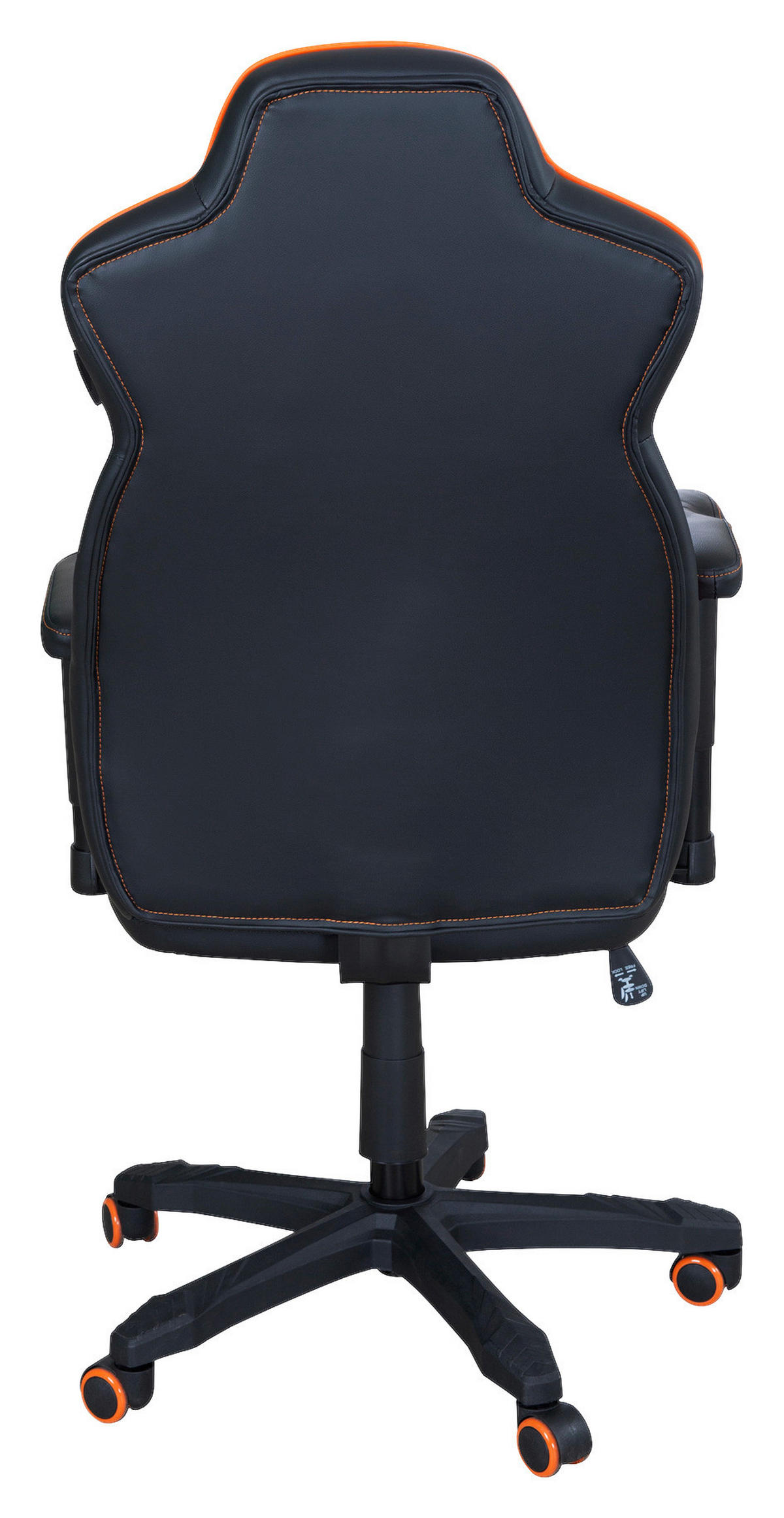 GAMINGSTUHL Orange, Schwarz Kunststoff, Textil   - Schwarz/Orange, MODERN, Kunststoff/Textil (59,5/102,5/66cm) - Minecraft