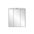 SPIEGELSCHRANK 60/64/20 cm  - Graphitfarben, Natur, Glas/Holzwerkstoff (60/64/20cm) - Xora