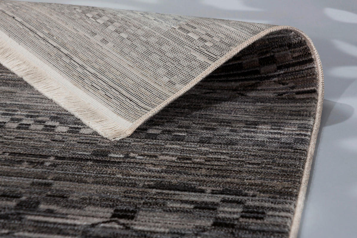 WEBTEPPICH 133/185 cm Mystik 6305/92 D.193 042 Dunkelgrau rechteckig  - Dunkelgrau, KONVENTIONELL (133/185cm) - Schöner Wohnen