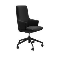 DREHSTUHL  in Schwarz  - Schwarz, Design, Leder/Metall (72/100/72cm) - Stressless
