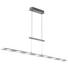 LED-HÄNGELEUCHTE - Chromfarben/Weiß, Design, Glas/Metall (135cm) LED-HÄNGELEUCHTE - Chromfarben/Weiß, Design, Glas/Metall (135cm)