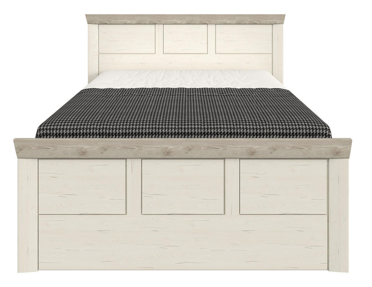 POSTEĽ S ÚLOŽNÝM PRIESTOROM 120/200 cm,  - sivá/biela, Lifestyle, kompozitné drevo (120/200cm) - Hom`in