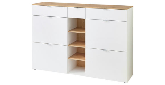 SCHUHSCHRANK 148/103/38 cm - Silberfarben/Schwarz, Design, Holzwerkstoff/Kunststoff (148/103/38cm) - Xora