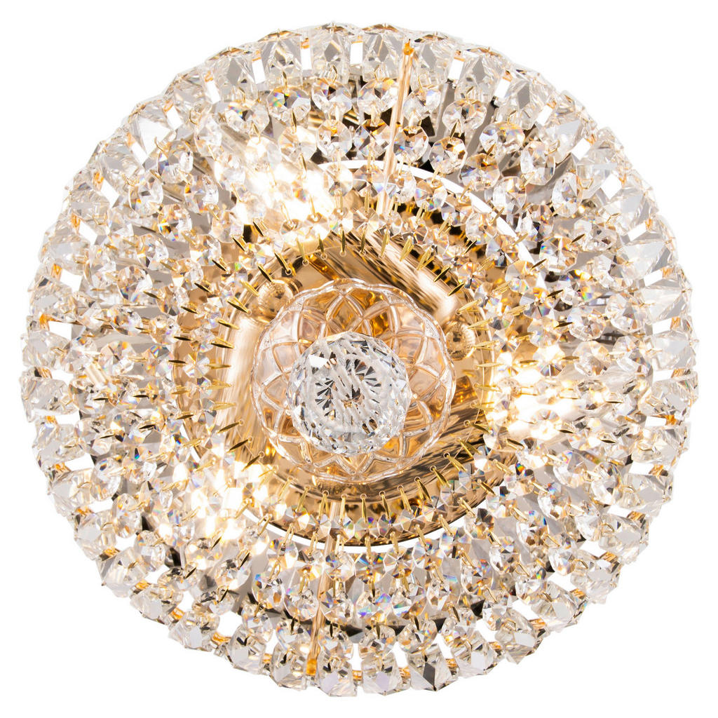 Thumbnail - Maytoni Kronleuchter, Gold, Metall, Glas, rund,rund, 30x18x30 cm, RoHS, CE, Lampen & Leuchten, Innenbeleuchtung, Hängela...