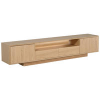 LOWBOARD  in 200/45/40 cm  - Naturfarben/Nickelfarben, Design, Holz/Holzwerkstoff (200/45/40cm) - Livetastic