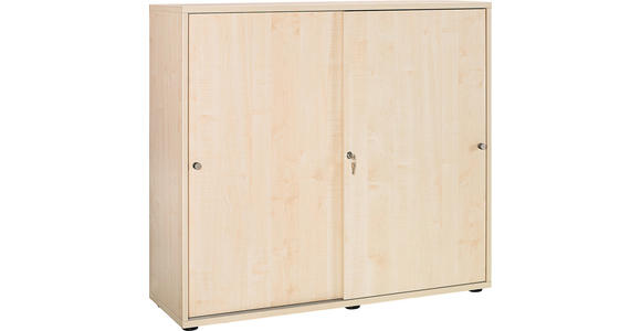 AKTENSCHRANK 120/110/40 cm - Ahornfarben, KONVENTIONELL, Holzwerkstoff (120/110/40cm) - Venda
