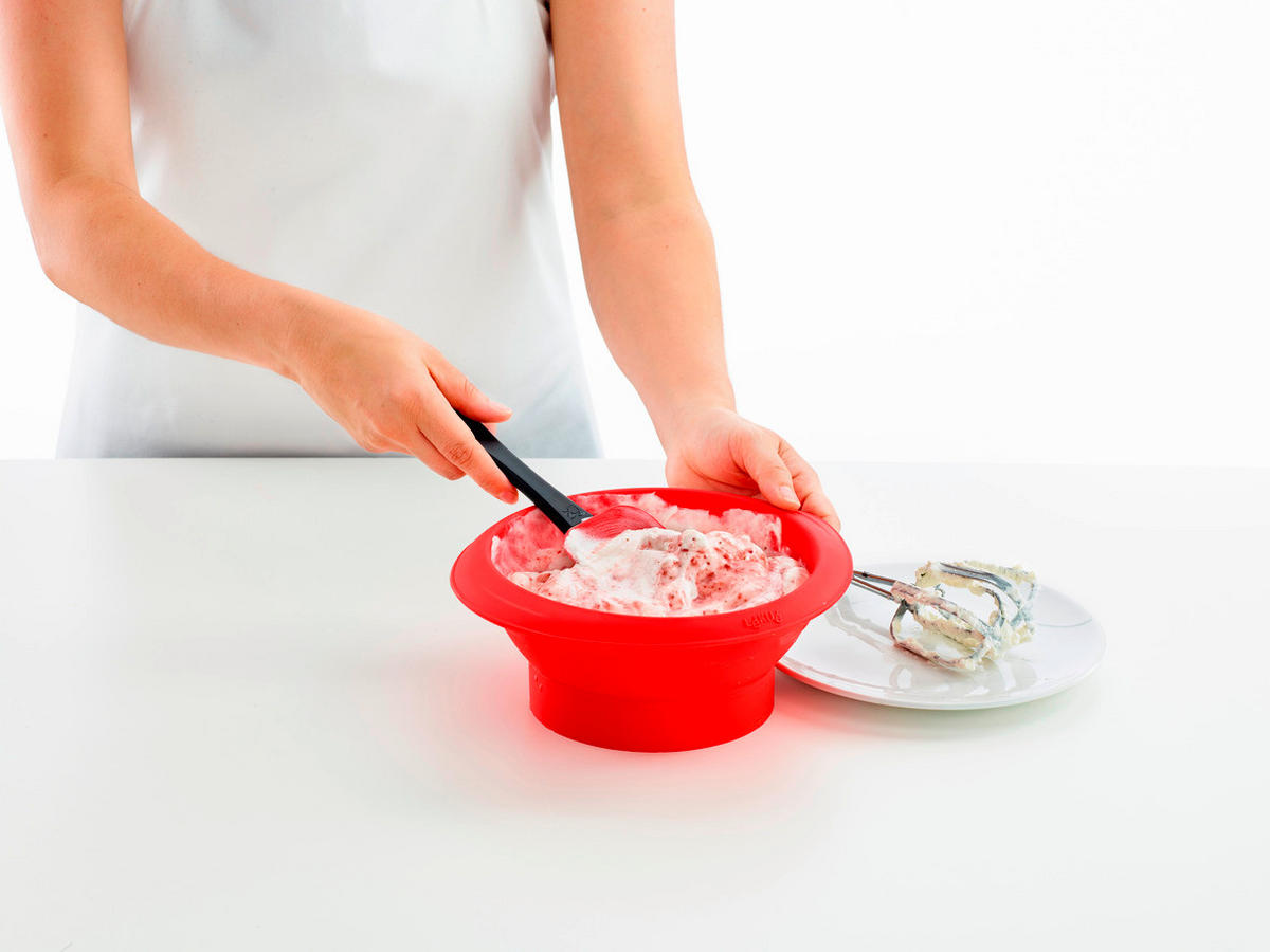 PEKAČ         - rdeča, Basics, umetna masa (18/9.9/18cm) - LEKUE